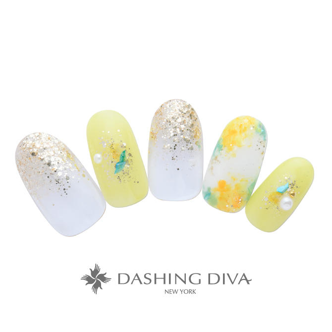 春風に揺れて咲く、ミモザの祝福と金砂のほのかな気配を (L02-CP1-ST11)