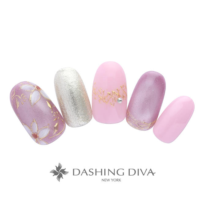 くすみ花色に金の余韻と、マグネットの奥行き感を (L02-CP1-P11)