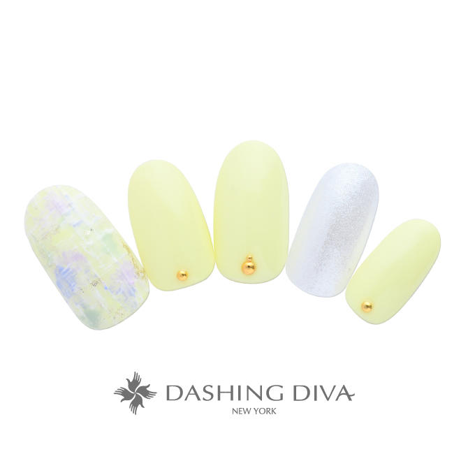 春光を閉じ込めた、やさしく指先を照らすイエローツイード (L02-CP1-S13)