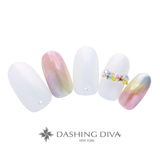 指先を傾けるたび表情が変わる春色ミラーアート(L03-ST13)