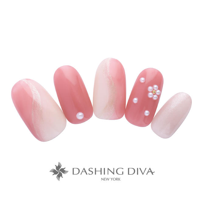 ゆらめくグラデーション×プチパールでニュアンス美人に(L03-S13)